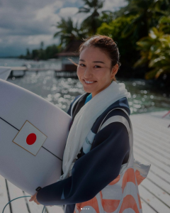 美人のオリンピック出場選手 松田詩野（サーフィン） 出場：7月28日